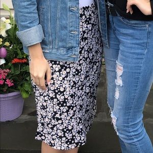 Hollister midi skirt